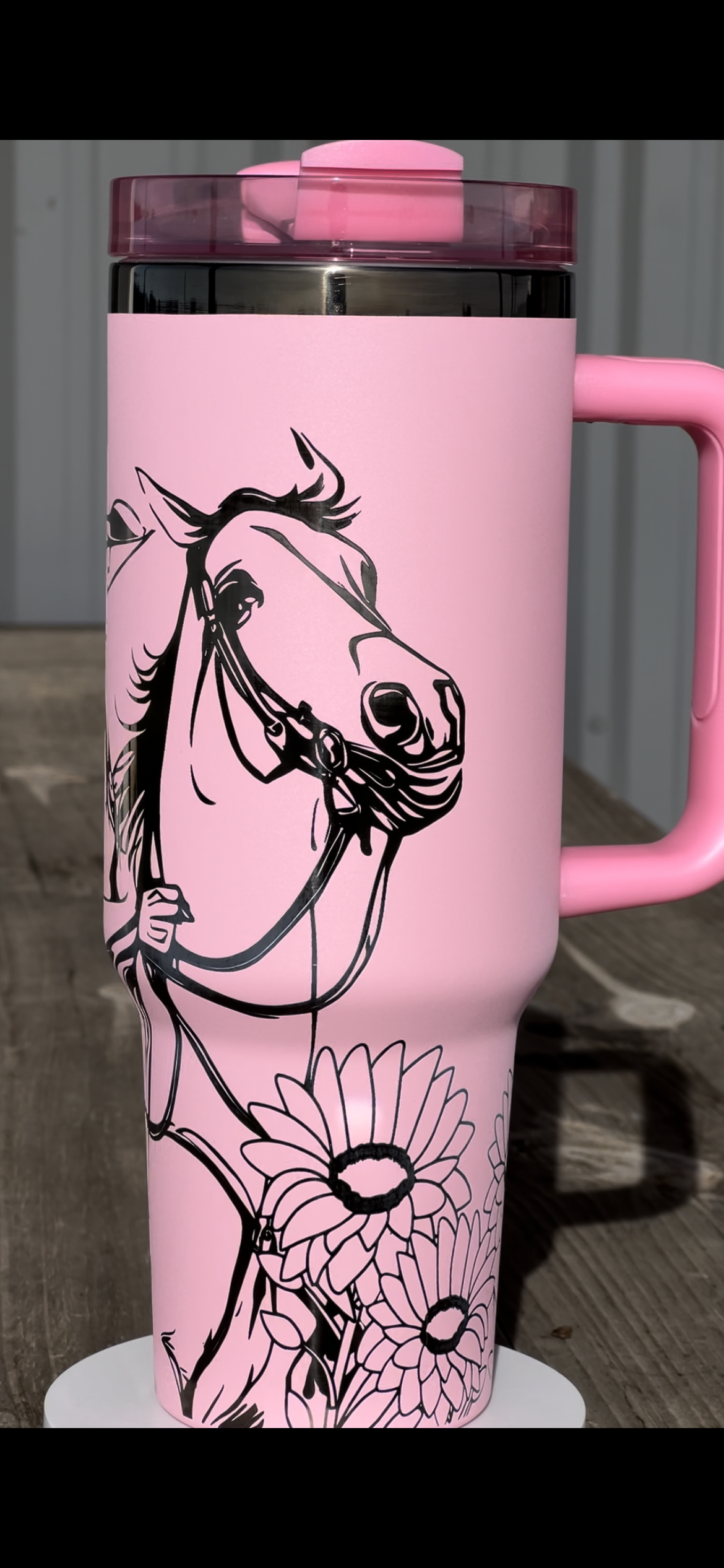 Cowgirl Sunflower Tumbler Wrap 40oz