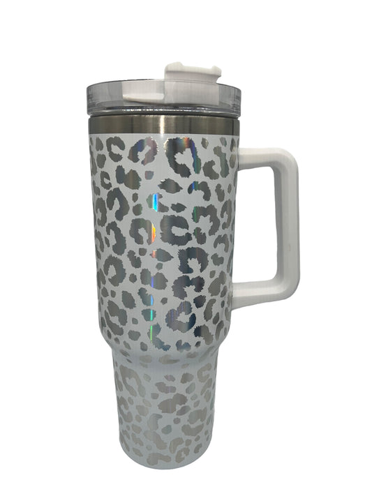 Leopard 40oz Tumbler in 5 different colors