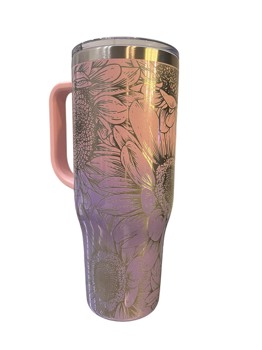 Flower 40oz Tumbler