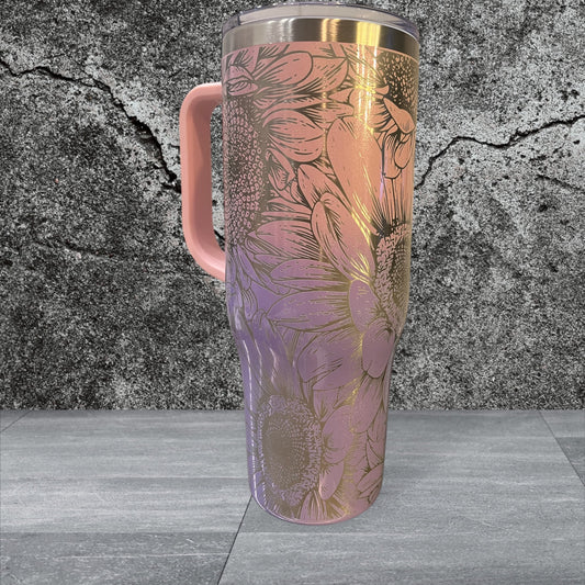 Flower 40oz Tumbler