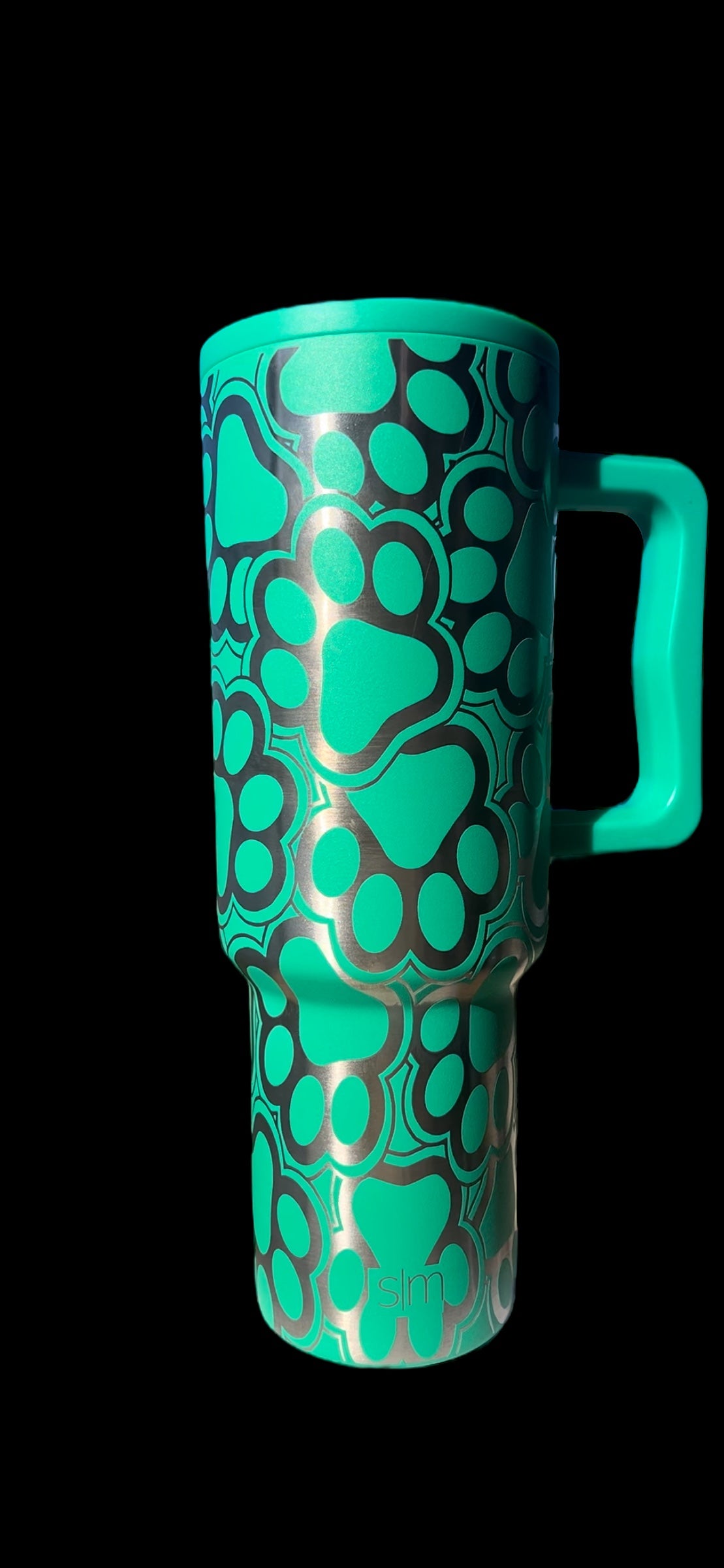 Simple Modern 40oz Tumbler with Full Paw-print Wrap